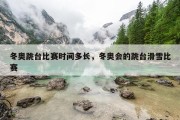 冬奥跳台比赛时间多长，冬奥会的跳台滑雪比赛