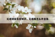 元魂球音乐系知识，元魂珠怎么开合体