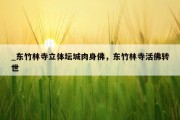 _东竹林寺立体坛城肉身佛，东竹林寺活佛转世
