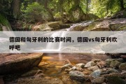 德国和匈牙利的比赛时间，德国vs匈牙利欢呼吧
