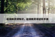 超级精灵球知识，超级精灵球进阶手册