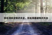 羽毛球综合知识大全，羽毛球基础知识大全