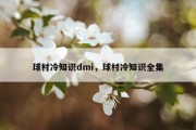 球村冷知识dmi，球村冷知识全集