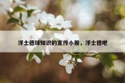浮士德球知识的宣传小报，浮士德吧