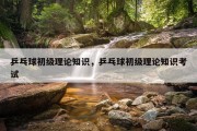 乒乓球初级理论知识，乒乓球初级理论知识考试