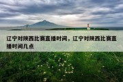 辽宁对陕西比赛直播时间，辽宁对陕西比赛直播时间几点