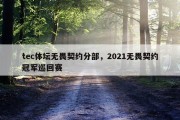 tec体坛无畏契约分部，2021无畏契约冠军巡回赛