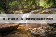 高一地球知识，高一地理地球运动知识结构图