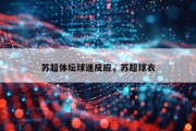 苏超体坛球迷反应，苏超球衣