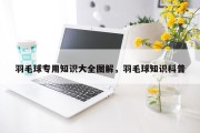 羽毛球专用知识大全图解，羽毛球知识科普