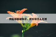 劈起球基础知识，劈长球怎么处理