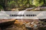 打央视体坛快讯，央视体育f1