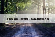 十五运醒狮比赛结果，2020年醒狮大赛