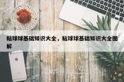 粘球球基础知识大全，粘球球基础知识大全图解