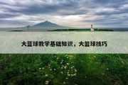 大蓝球教学基础知识，大篮球技巧