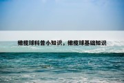 橄榄球科普小知识，橄榄球基础知识