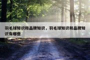 羽毛球知识和品牌知识，羽毛球知识和品牌知识有哪些