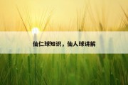 仙仁球知识，仙人球讲解