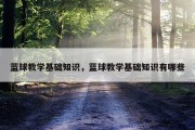 蓝球教学基础知识，蓝球教学基础知识有哪些