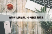 晚饭杯比赛结果，非州杯比赛结果