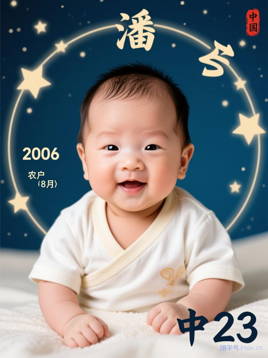 2006年8月23日生辰八字，2006年农历8月23日出生命运