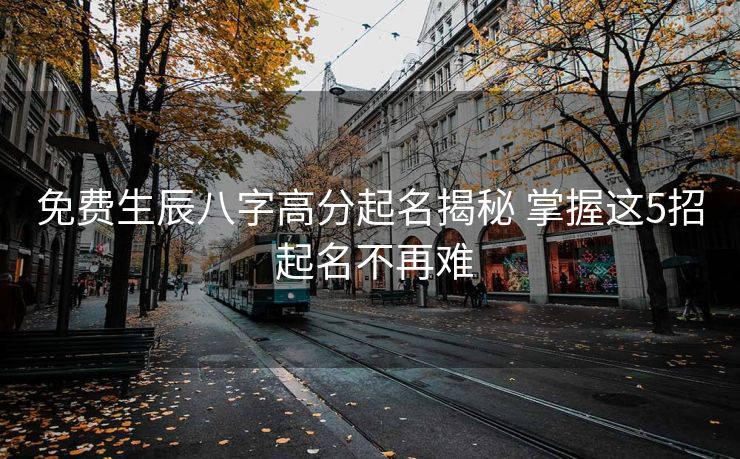 免费生辰八字高分起名揭秘 掌握这5招 起名不再难