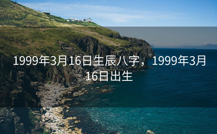 1999年3月16日生辰八字，1999年3月16日出生