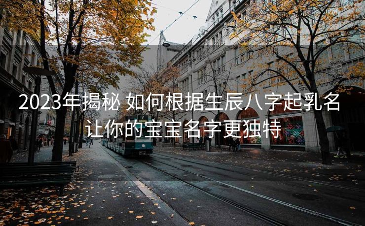 2023年揭秘 如何根据生辰八字起乳名 让你的宝宝名字更独特