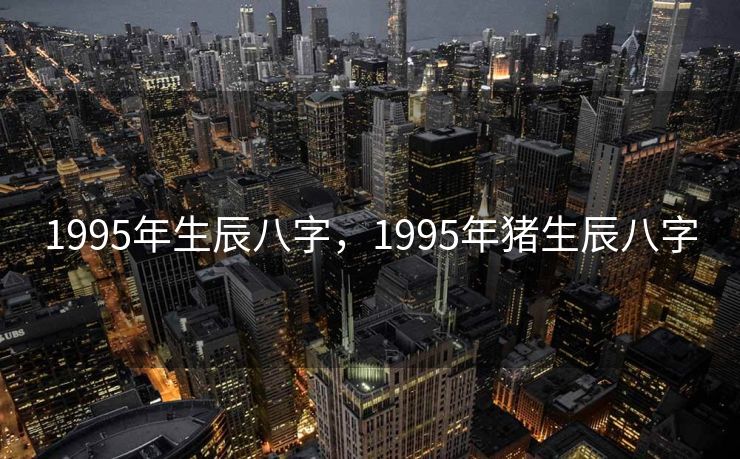 1995年生辰八字，1995年猪生辰八字