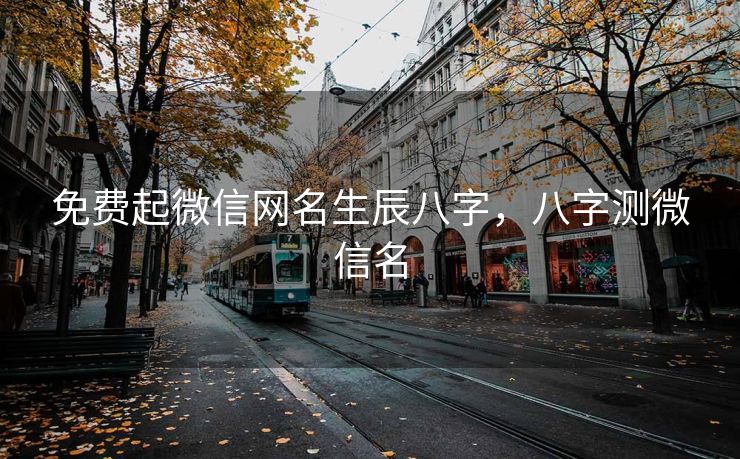 免费起微信网名生辰八字，八字测微信名