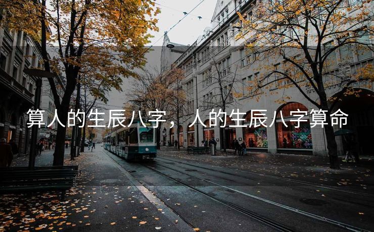 算人的生辰八字，人的生辰八字算命