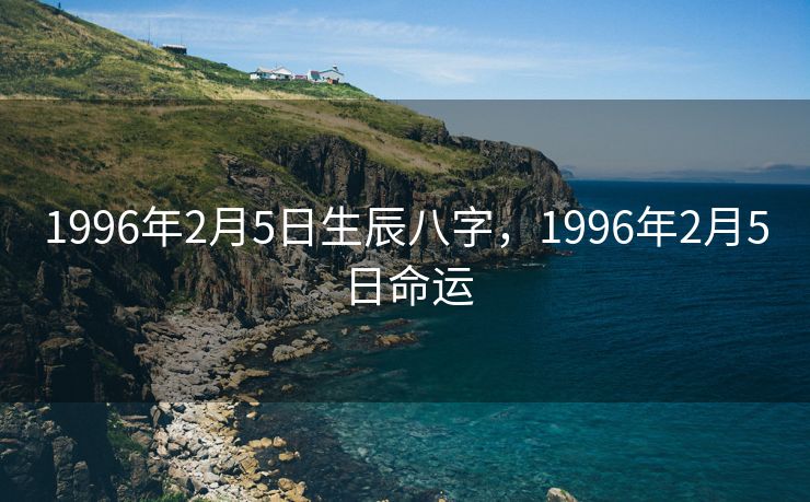 1996年2月5日生辰八字，1996年2月5日命运