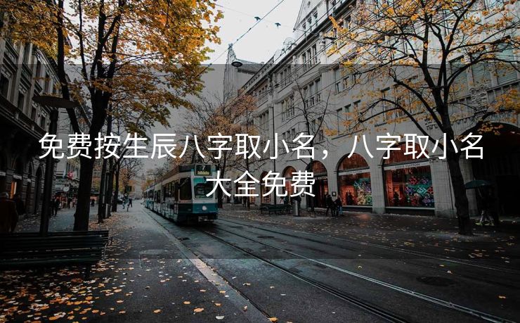 免费按生辰八字取小名，八字取小名大全免费