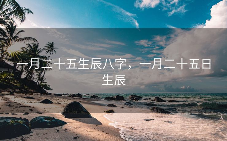 一月二十五生辰八字，一月二十五日生辰