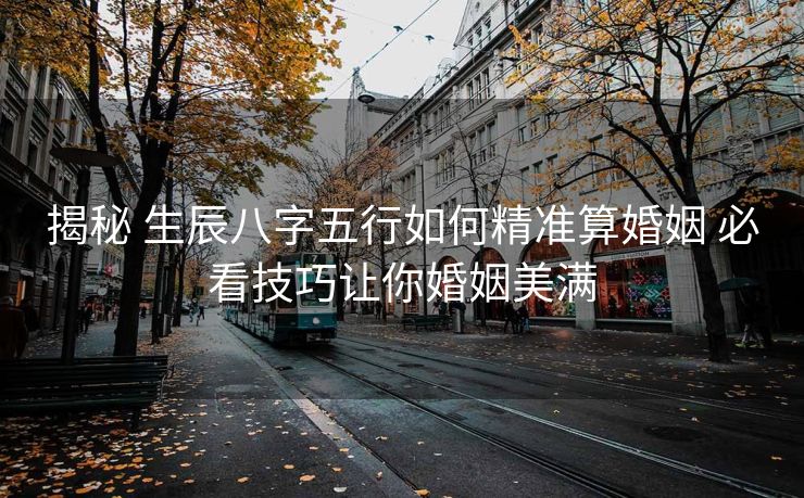 揭秘 生辰八字五行如何精准算婚姻 必看技巧让你婚姻美满