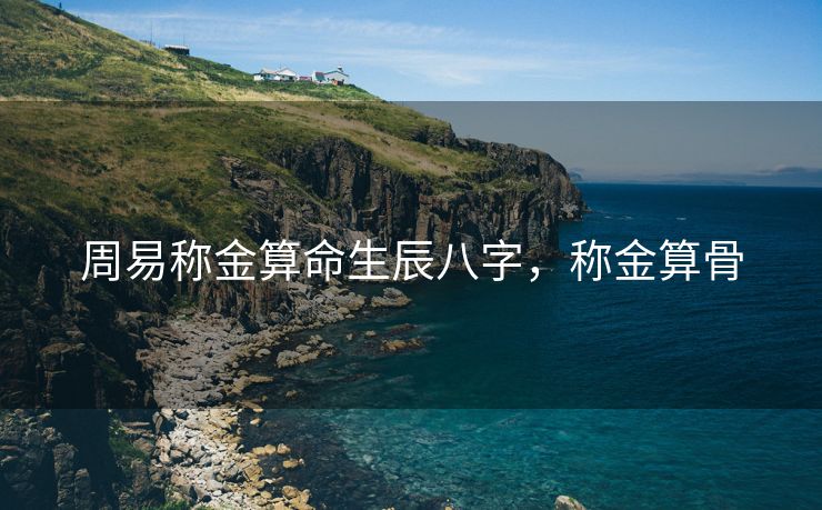 周易称金算命生辰八字，称金算骨