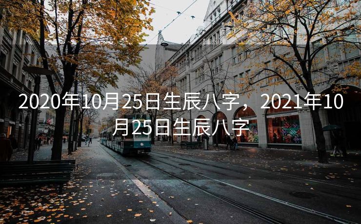 2020年10月25日生辰八字，2021年10月25日生辰八字