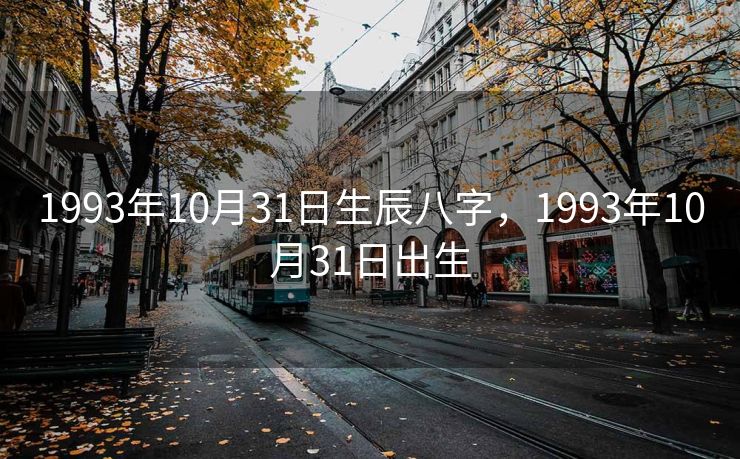 1993年10月31日生辰八字，1993年10月31日出生