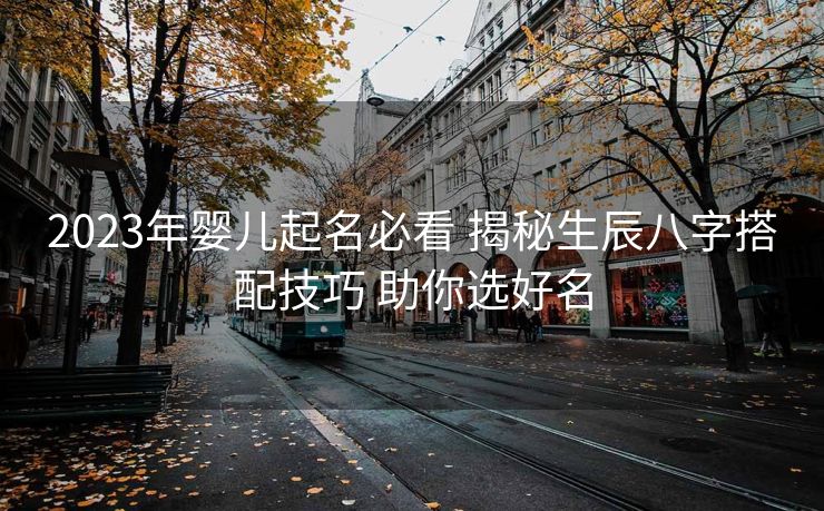 2023年婴儿起名必看 揭秘生辰八字搭配技巧 助你选好名