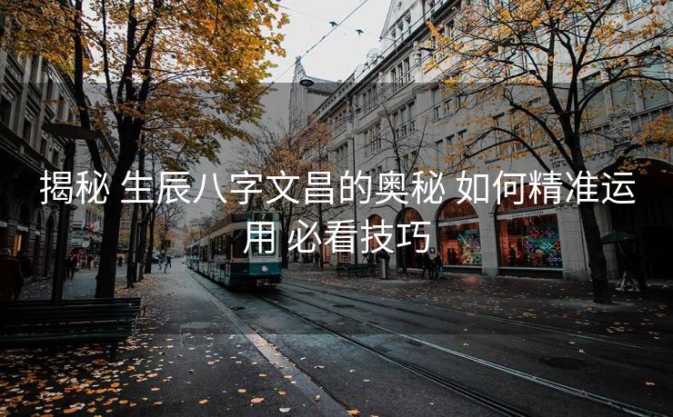 揭秘 生辰八字文昌的奥秘 如何精准运用 必看技巧