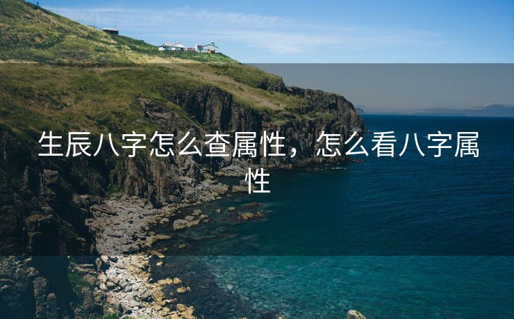 生辰八字怎么查属性，怎么看八字属性