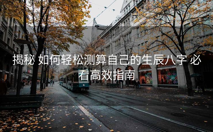 揭秘 如何轻松测算自己的生辰八字 必看高效指南