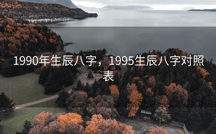 1990年生辰八字，1995生辰八字对照表