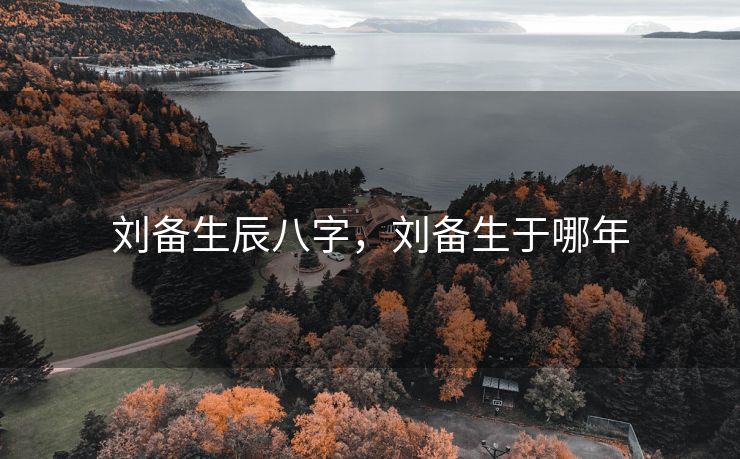刘备生辰八字，刘备生于哪年